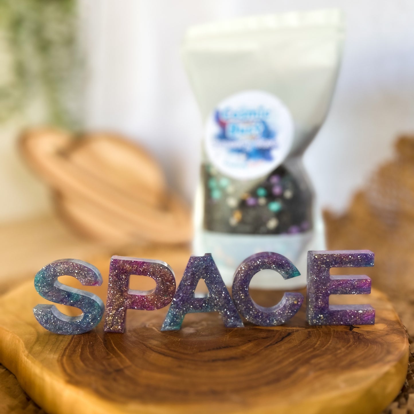SPACE Resin Letter Set