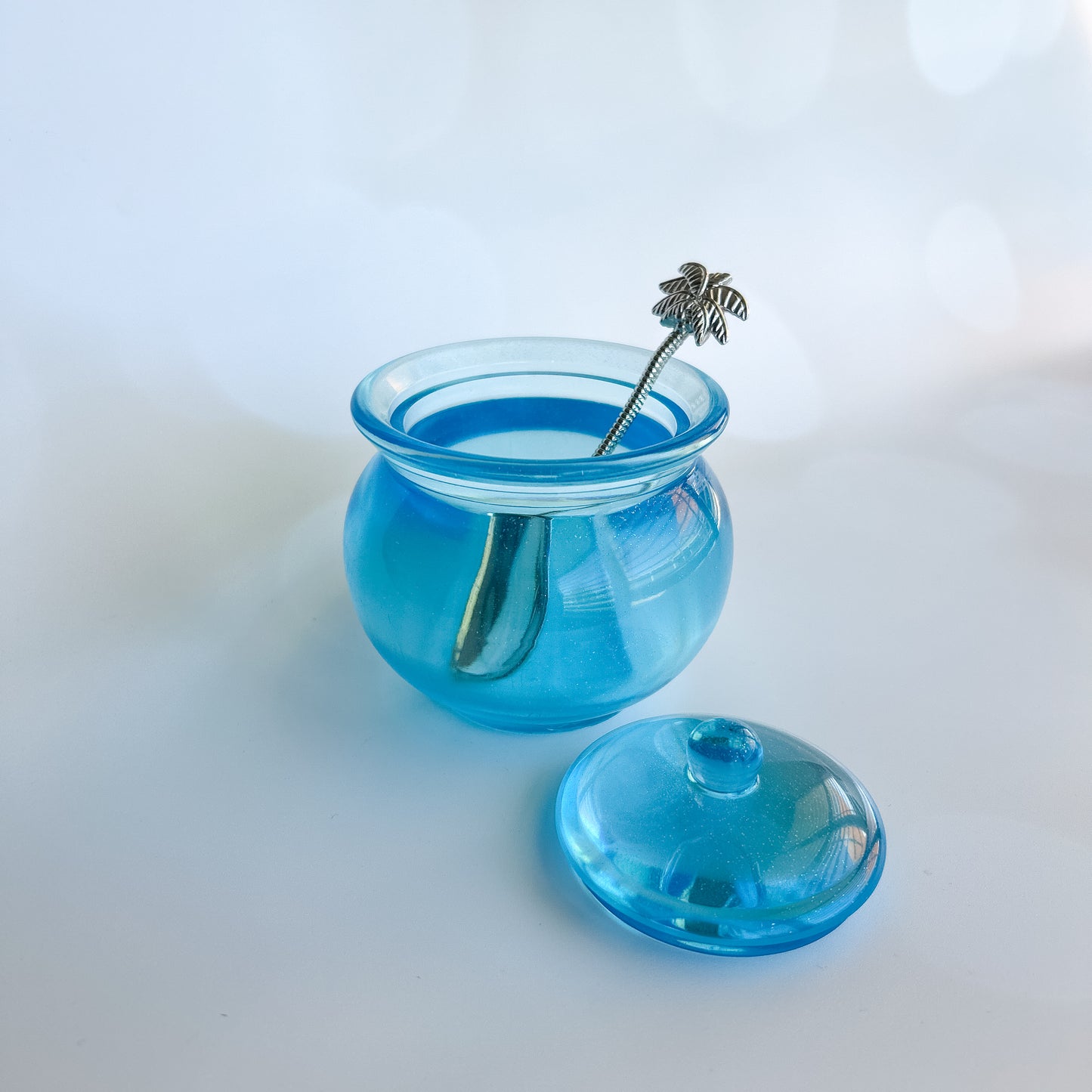 Blue Cauldron & Spoon Set