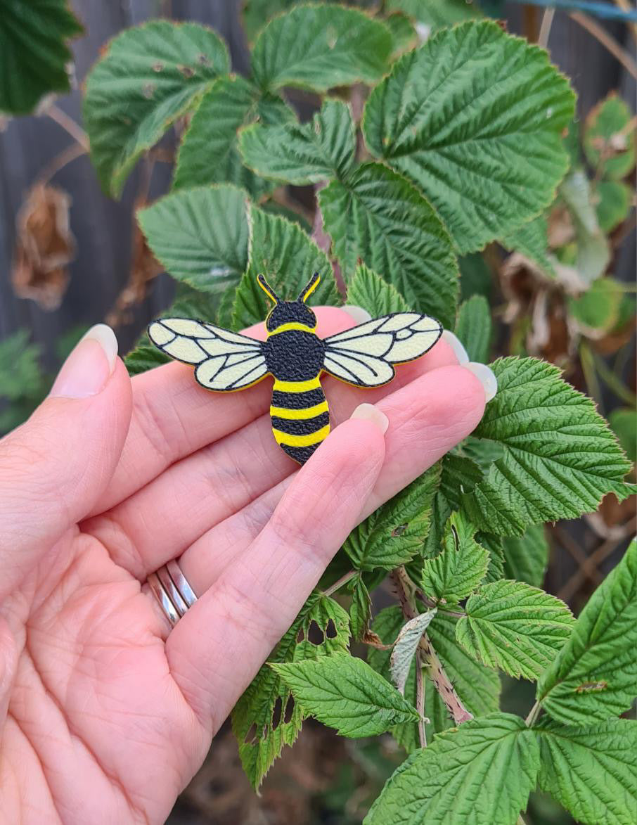 Eco Printed Bees - Set of 3