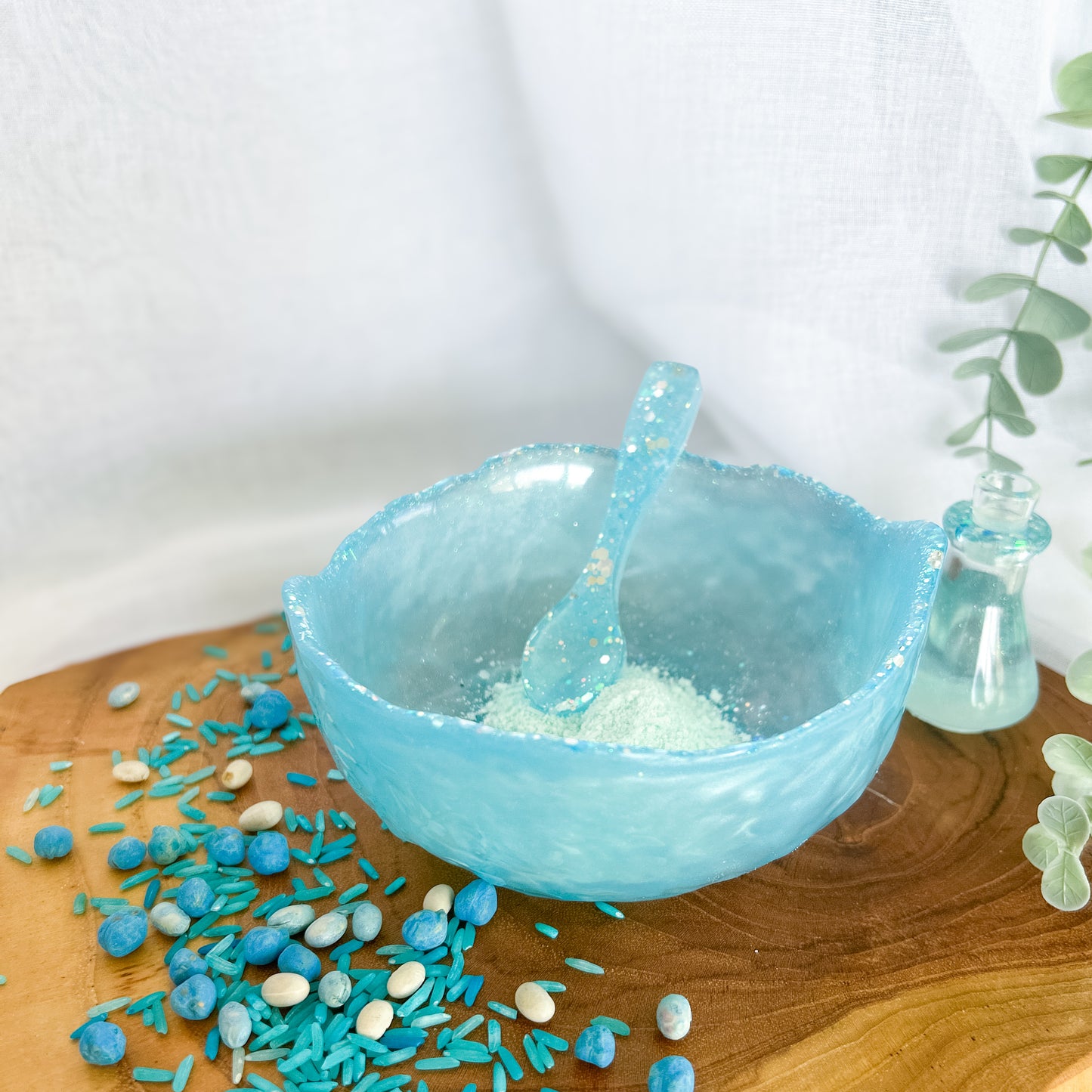 Handmade Resin Spoon - Glittery