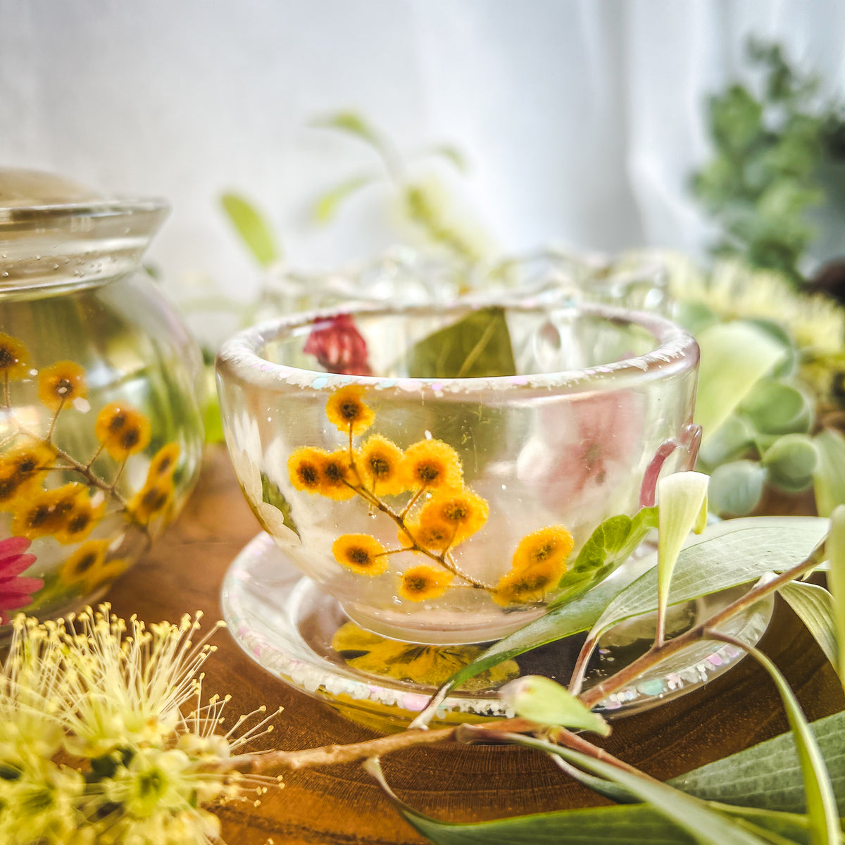 Botanical Tea Cup & Saucer