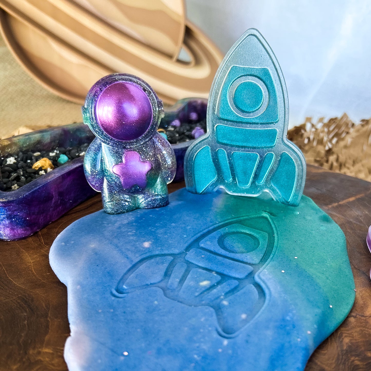 Planet & Rocket Disc Set