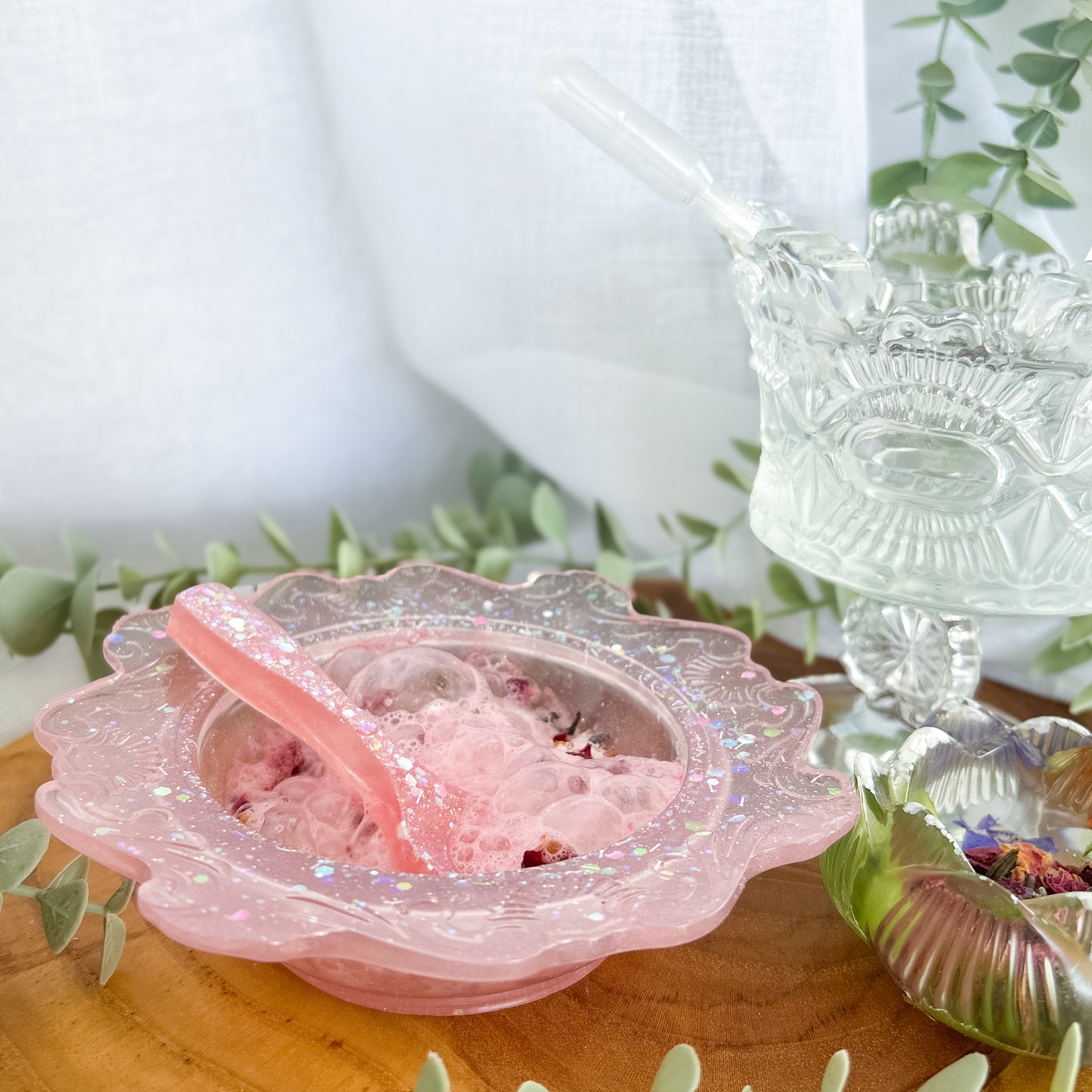 Handmade Resin Spoon - Glittery