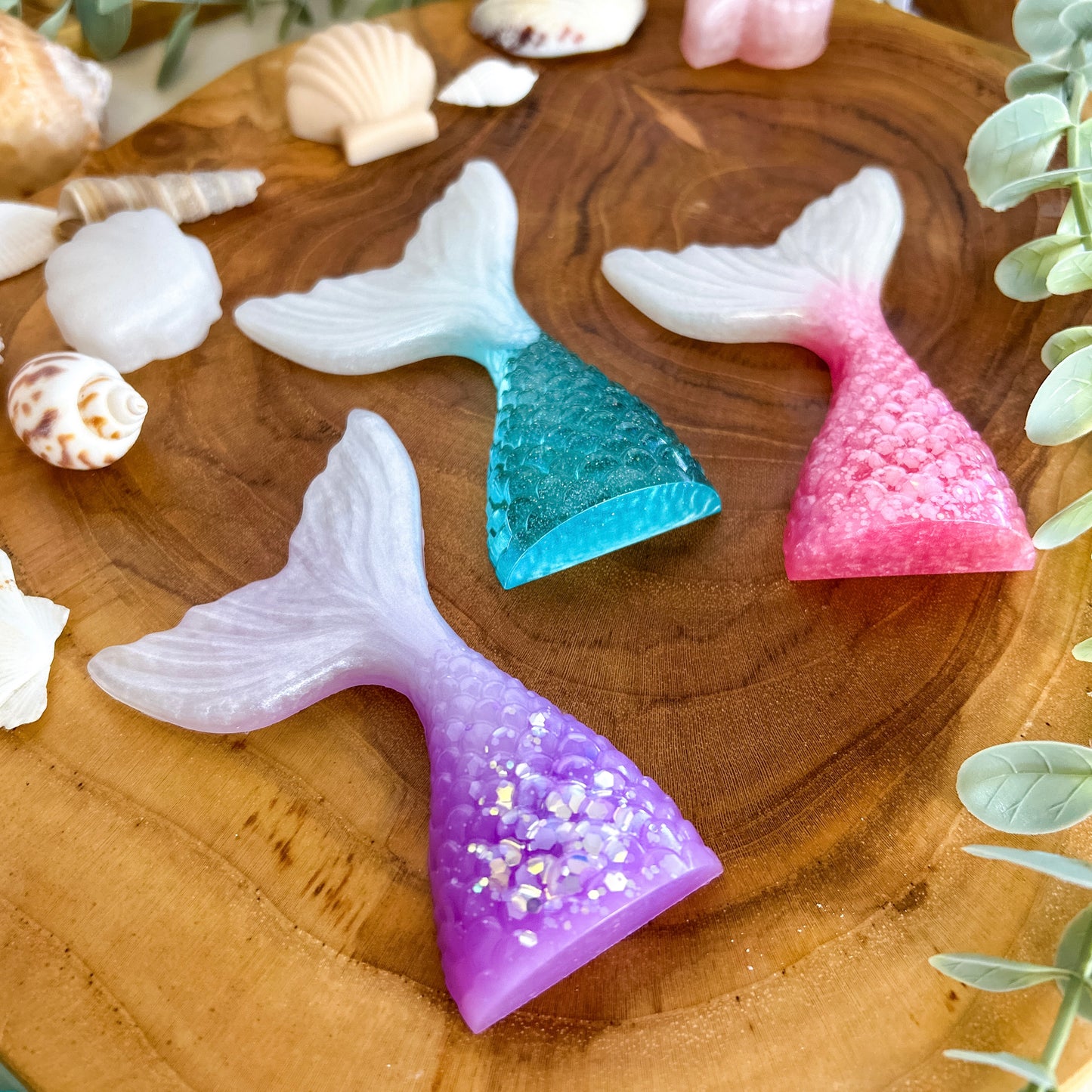 Set of 3 Mermaid Tails