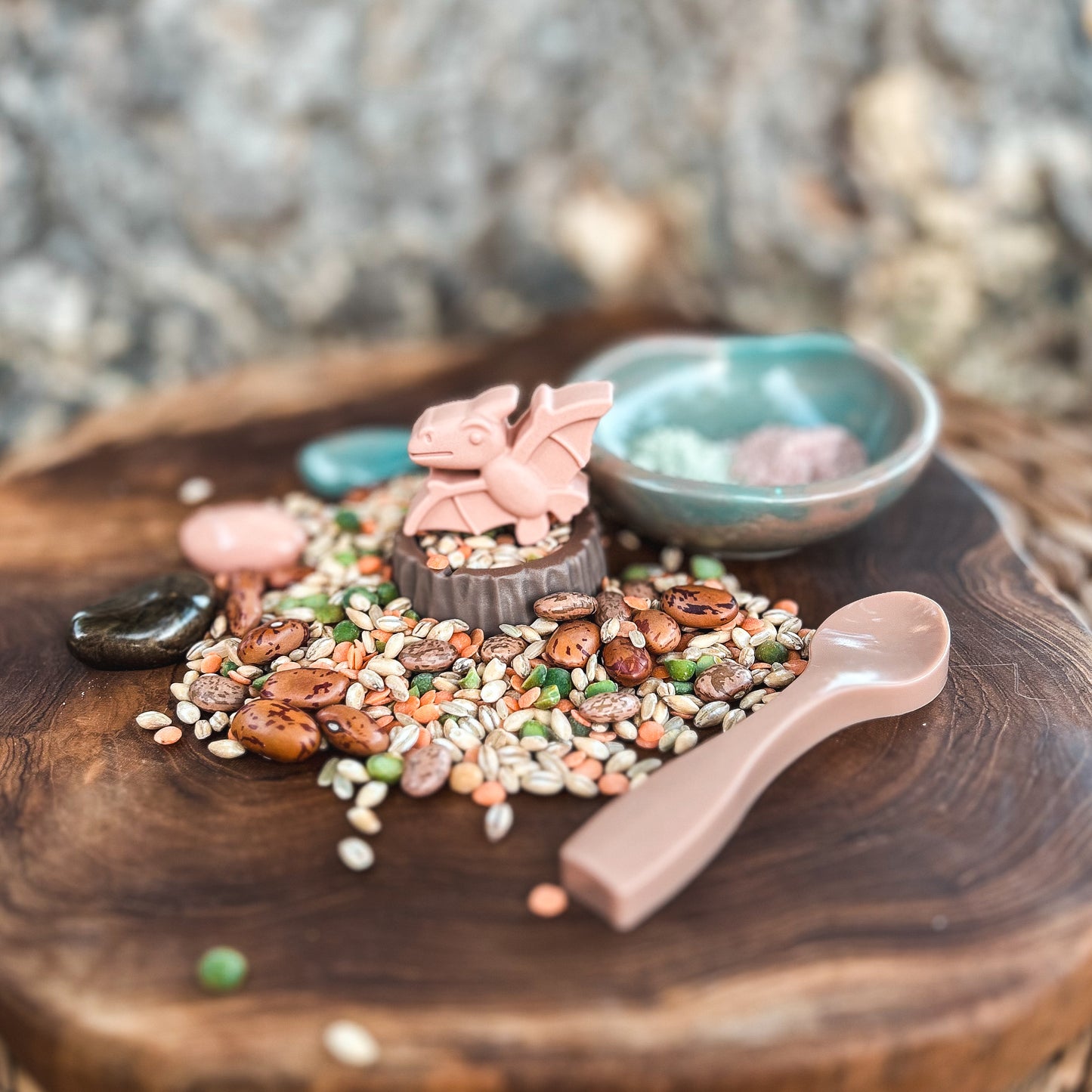 Handmade Resin Spoons - Earthy