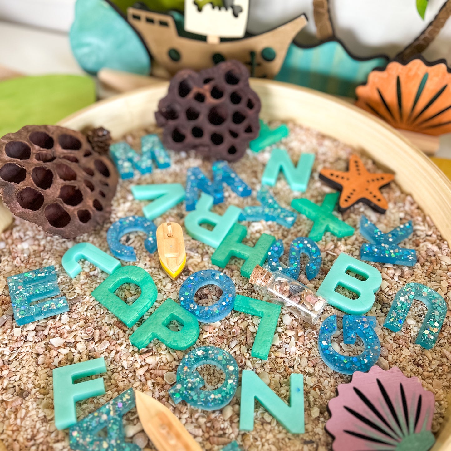 Ocean Vibes Alphabet Set