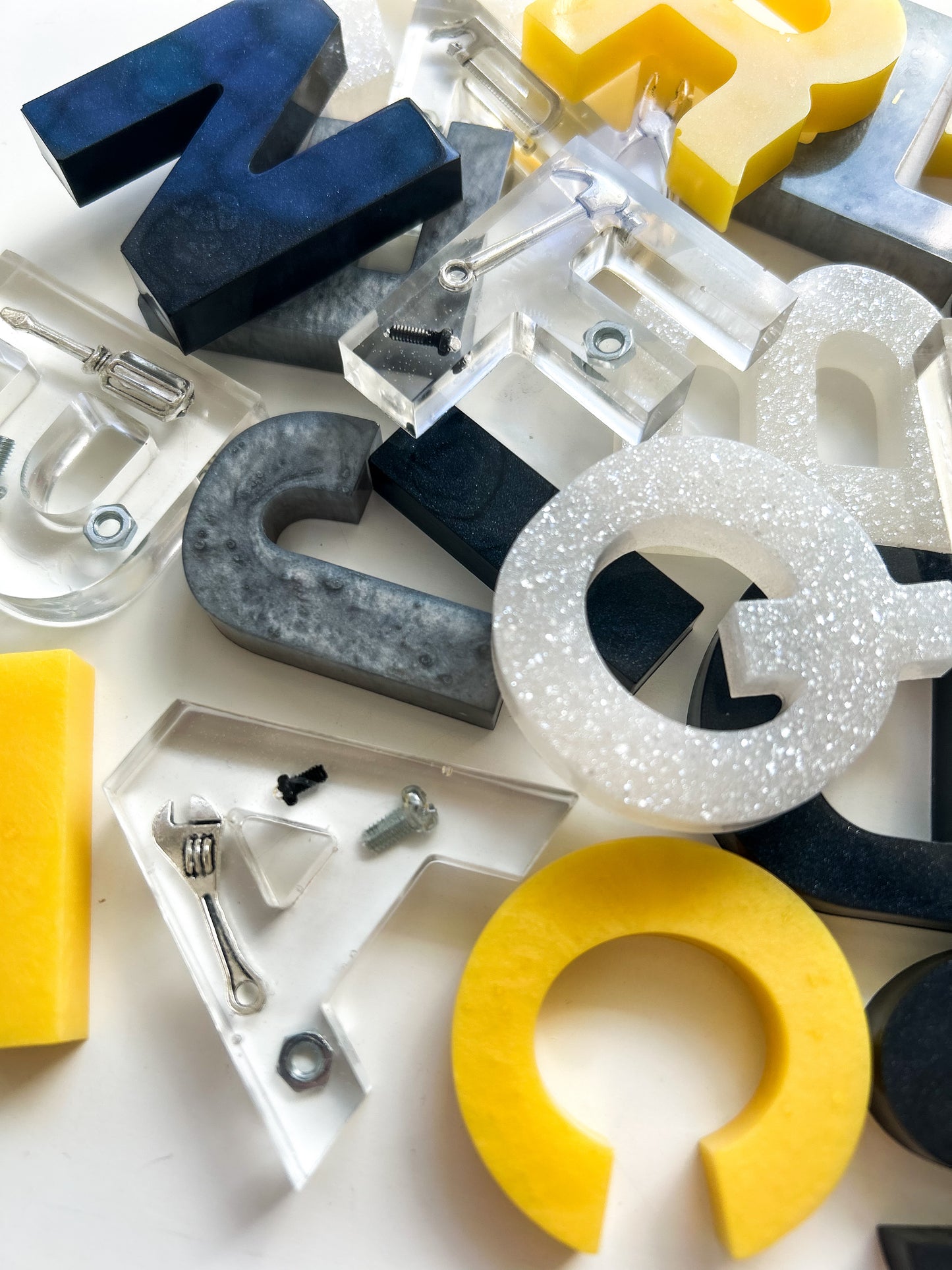 Construction Alphabet Set