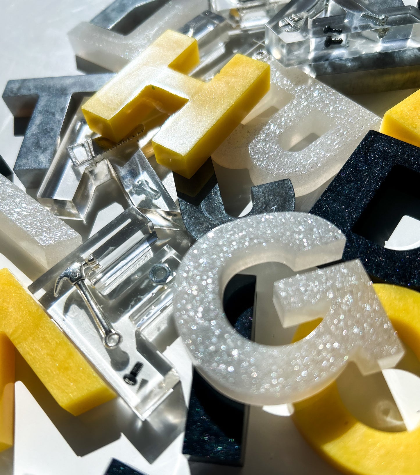 Construction Alphabet Set