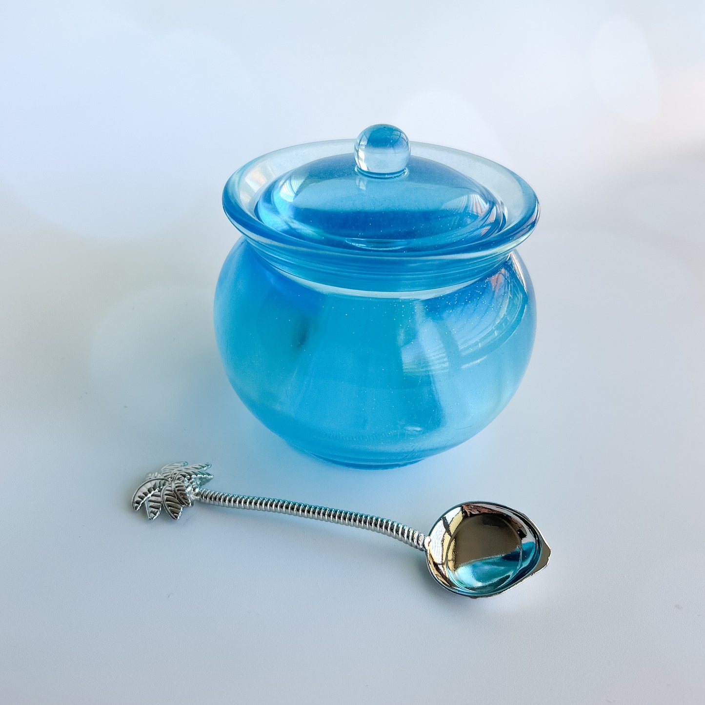 Blue Cauldron & Spoon Set