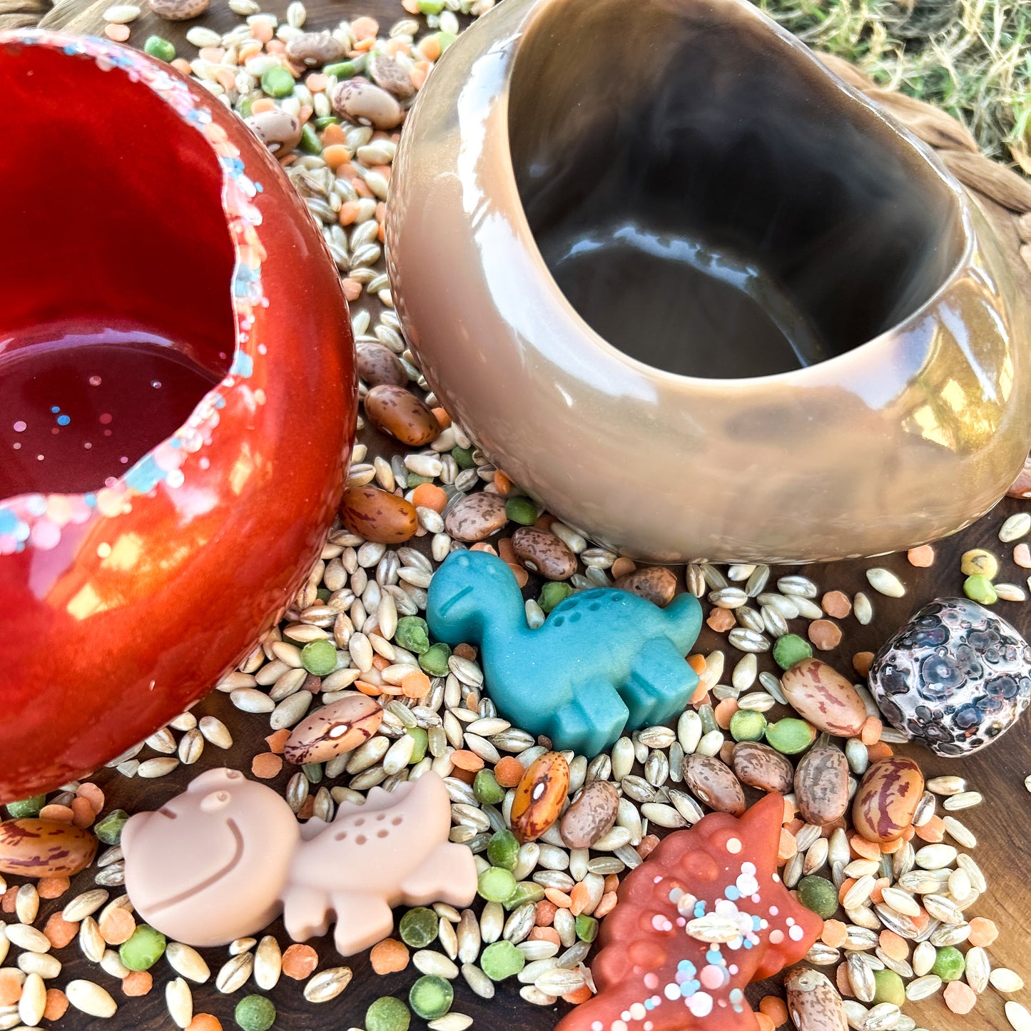 Dino Hatch Bowl & Spoon Set – Nest Egg